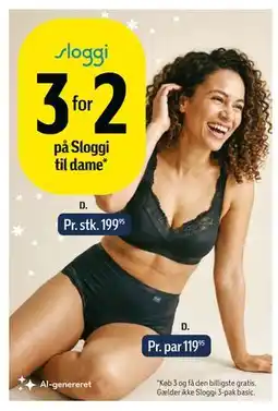 Føtex Sloggi til dame tilbud