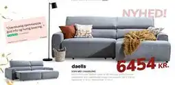 Daells Bolighus SOFA MED CHAISELONG tilbud