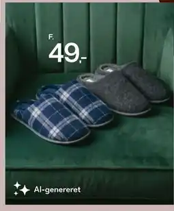 Føtex Hjemmesko til herre tilbud