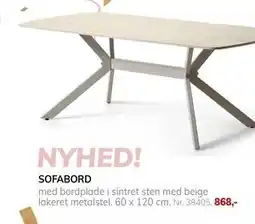 Daells Bolighus SOFABORD tilbud