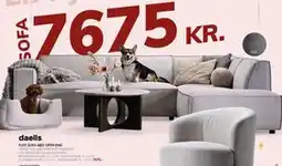 Daells Bolighus FLOT SOFA MED OPEN END tilbud