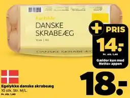 Netto Egelykke danske skrabeæg tilbud