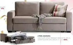 Daells Bolighus 2 PERS. SOVESOFA tilbud