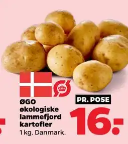 Netto ØGO økologiske lammefjord kartofler tilbud