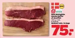 Netto ØGO økologiske danske bøffer af oksefilet tilbud