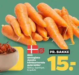 Netto ØGO økologiske danske håndsorterede gulerødder tilbud