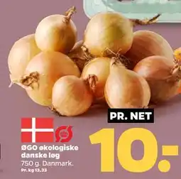 Netto ØGO økologiske danske løg tilbud