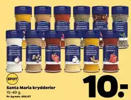 Netto Santa Maria krydderier tilbud