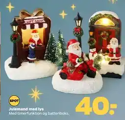 Netto Julemand med lys tilbud