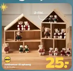 Netto Julebamser til ophæng tilbud