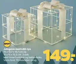Netto Julegave med LED-lys tilbud
