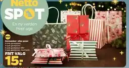 Netto Gaveæsker- eller poser tilbud