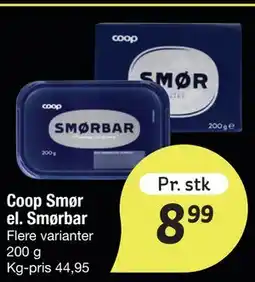 Fakta Tyskland Coop Smør el. Smørbar tilbud