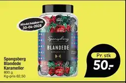 Fakta Tyskland Spangsberg Blandede Karameller tilbud
