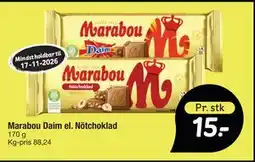 Fakta Tyskland Marabou Daim el. Nötchoklad tilbud