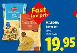 Lidl MILBONA Revet ost tilbud