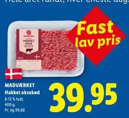 Lidl MADVÆRKET Hakket oksekød tilbud