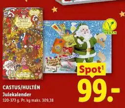 Lidl CASTUS/HULTÉN Julekalender tilbud