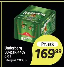 Fakta Tyskland Underberg 30-pak 44% tilbud