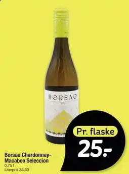 Fakta Tyskland Borsao Chardonnay-Macabeo Seleccion tilbud