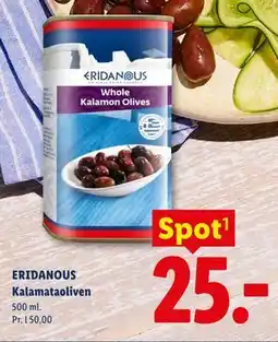 Lidl ERIDANOUS Kalamataoliven tilbud
