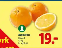 Lidl Appelsiner tilbud