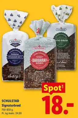 Lidl SCHULSTAD Signaturbrød tilbud
