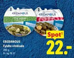 Lidl ERIDANOUS Fyldte vinblade tilbud
