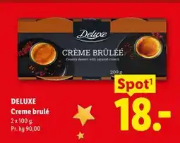 Lidl DELUXE Creme brulé tilbud