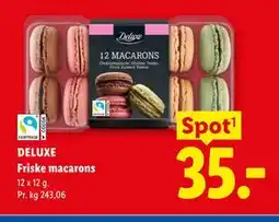 Lidl DELUXE Friske macarons tilbud