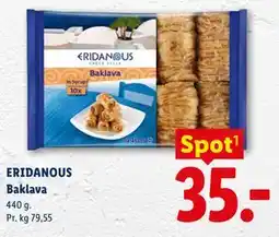 Lidl ERIDANOUS Baklava tilbud