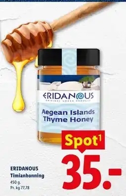 Lidl ERIDANOUS Timianhonning tilbud