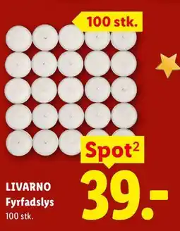 Lidl LIVARNO Fyrfadslys tilbud