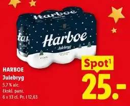 Lidl HARBOE Julebryg tilbud