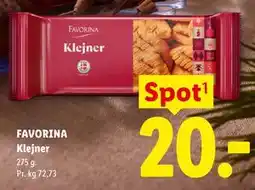 Lidl FAVORINA Klejner tilbud