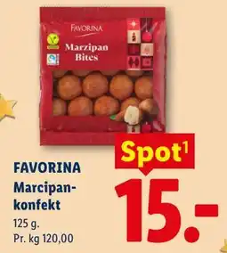 Lidl FAVORINA Marcipankonfekt tilbud