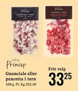 Bilka Guanciale eller pancetta i tern tilbud