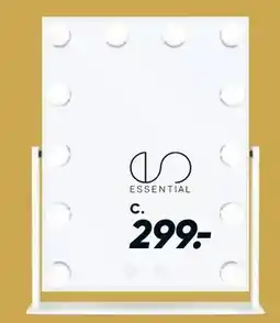 Bilka Makeupspejl med LED-lys tilbud