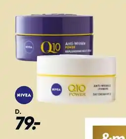 Bilka Nivea Q10 dag- eller natcreme tilbud