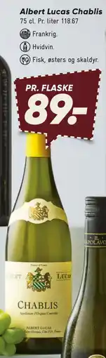 Bilka Albert Lucas Chablis tilbud
