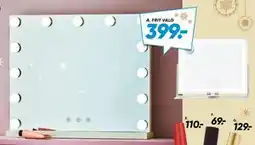 Bilka LED makeup-spejl tilbud