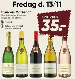 Bilka Francois Martenot tilbud