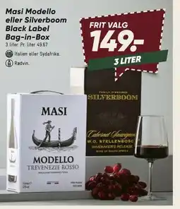 Bilka Masi Modello eller Silverboom Black Label Bag-in-Box tilbud