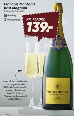 Bilka Francois Montand Brut Magnum tilbud