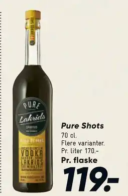 Bilka Pure Shots tilbud