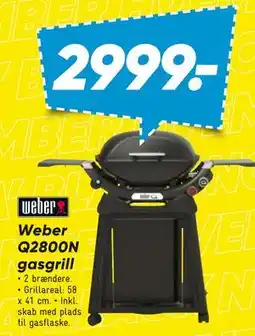 Bilka Weber Q2800N gasgrill tilbud
