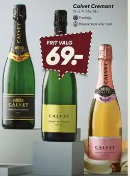 Bilka Calvet Cremant tilbud