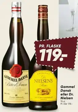 Bilka Gammel Dansk eller Dr. Nielsen tilbud
