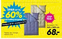 Bilka Salling sengetøj tilbud