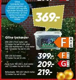 Bilka Qline lyskæder tilbud